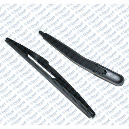 PLASTECH P12318 Arka Silecek Kolu + Silecek Supurgesi + Kapak Corsa D 2006->